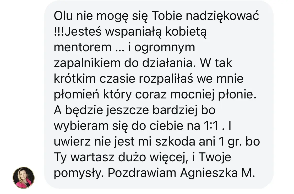 Opinia klientki platformy #WyróżnijSię 12