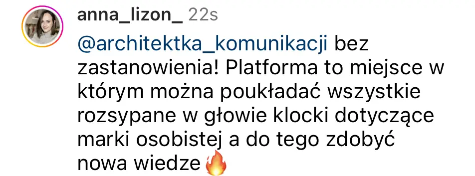 Opinia klientki platformy #WyróżnijSię 9