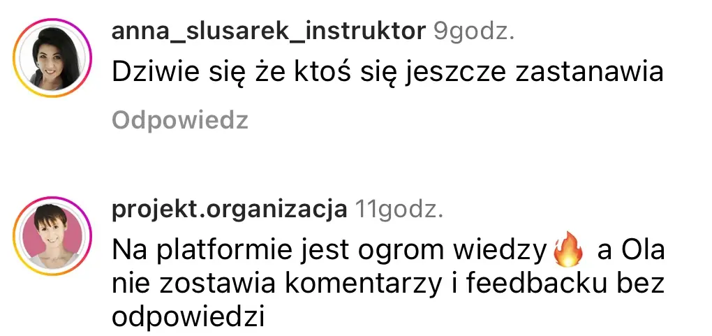 Opinia klientki platformy #WyróżnijSię 11