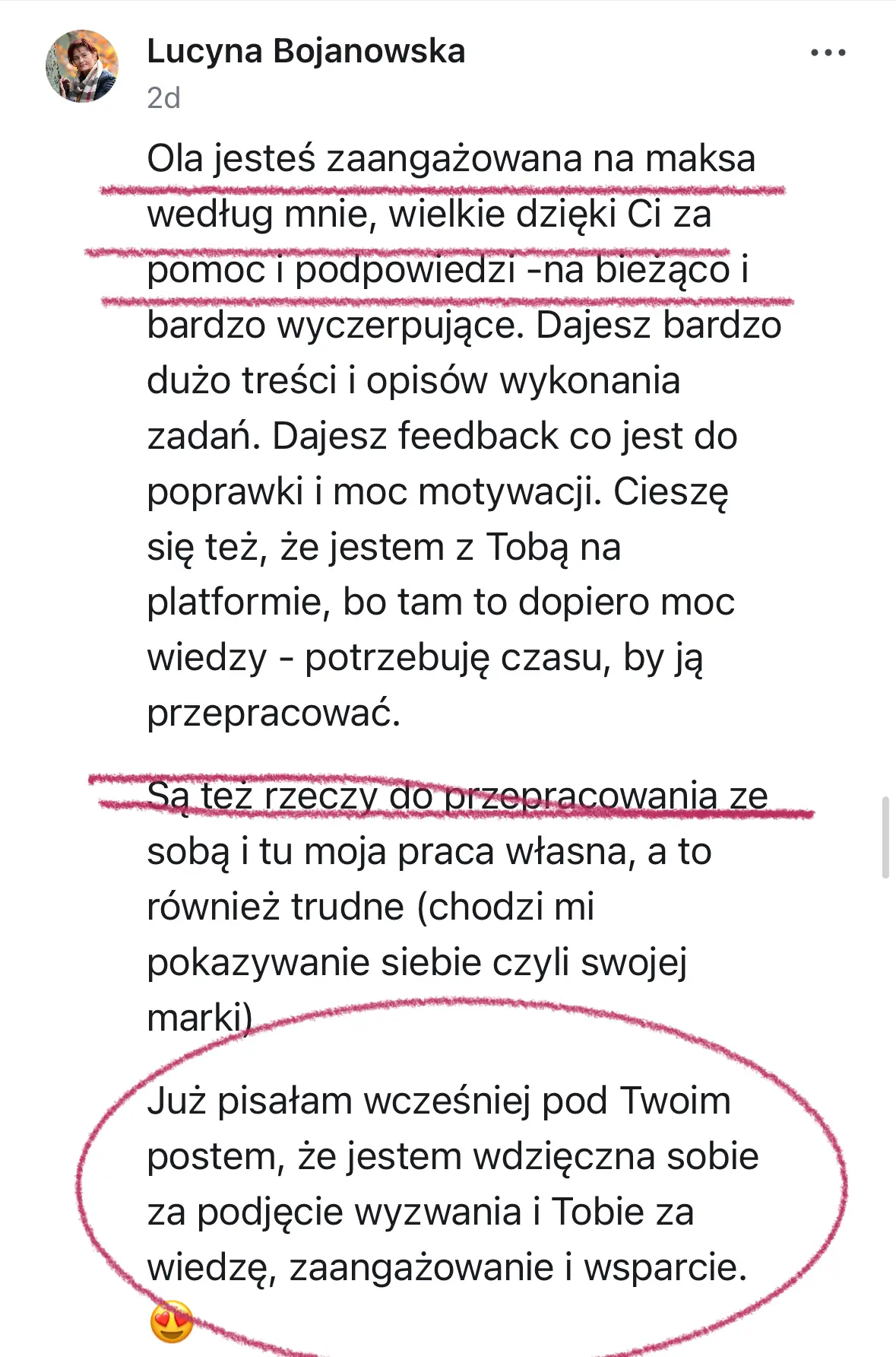 Opinia klientki platformy #WyróżnijSię 9
