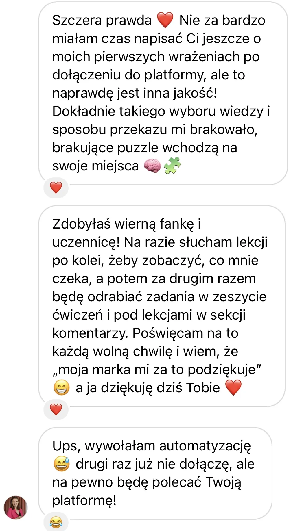 Opinia klientki platformy #WyróżnijSię