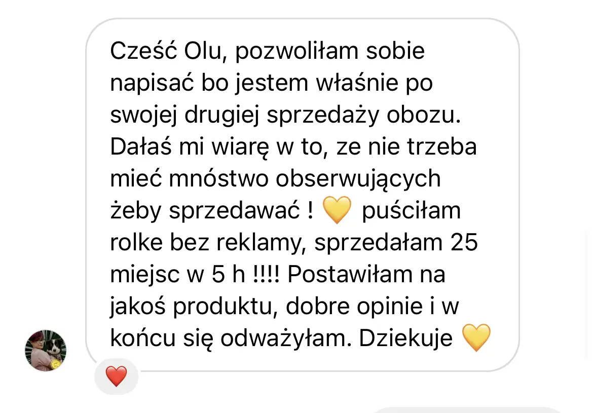 Opinia klientki