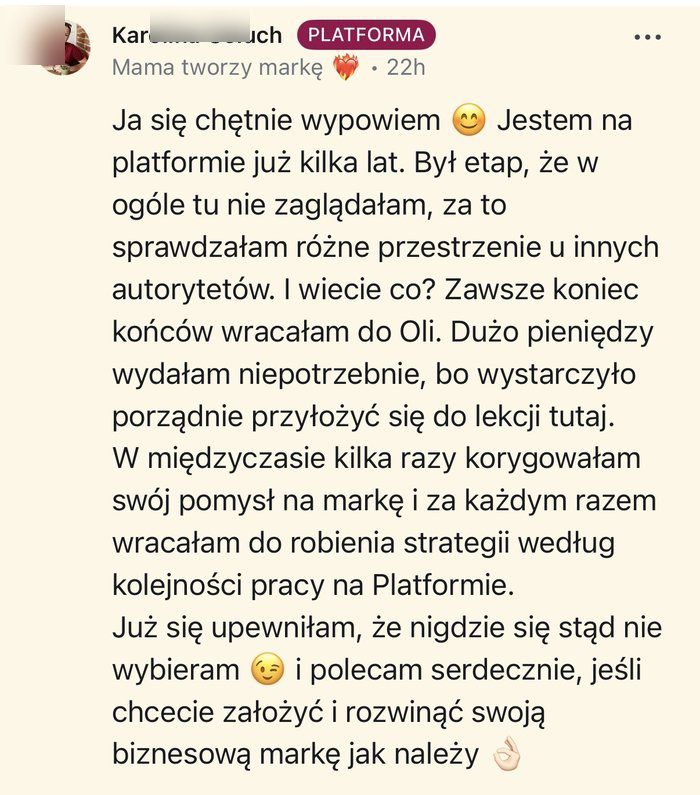 Opinia Karoliny Celuch o platformie #WyróżnijSię